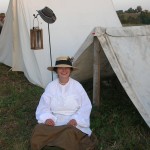 me at reinactment as flower girl