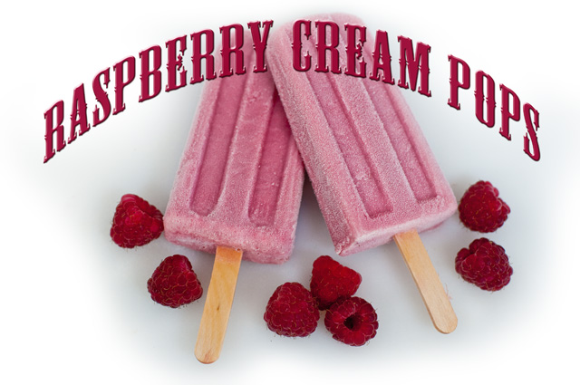 At all our Farmers' Markets you can get a Raspberry Cream Pop
